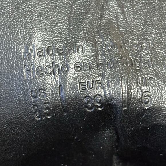 Who What Wear Camel Brown Leather Combat Boots Women’s Sz 8.5 - Picture 3 of 8